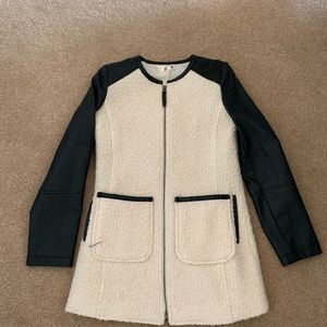 Cream and Black Jacket